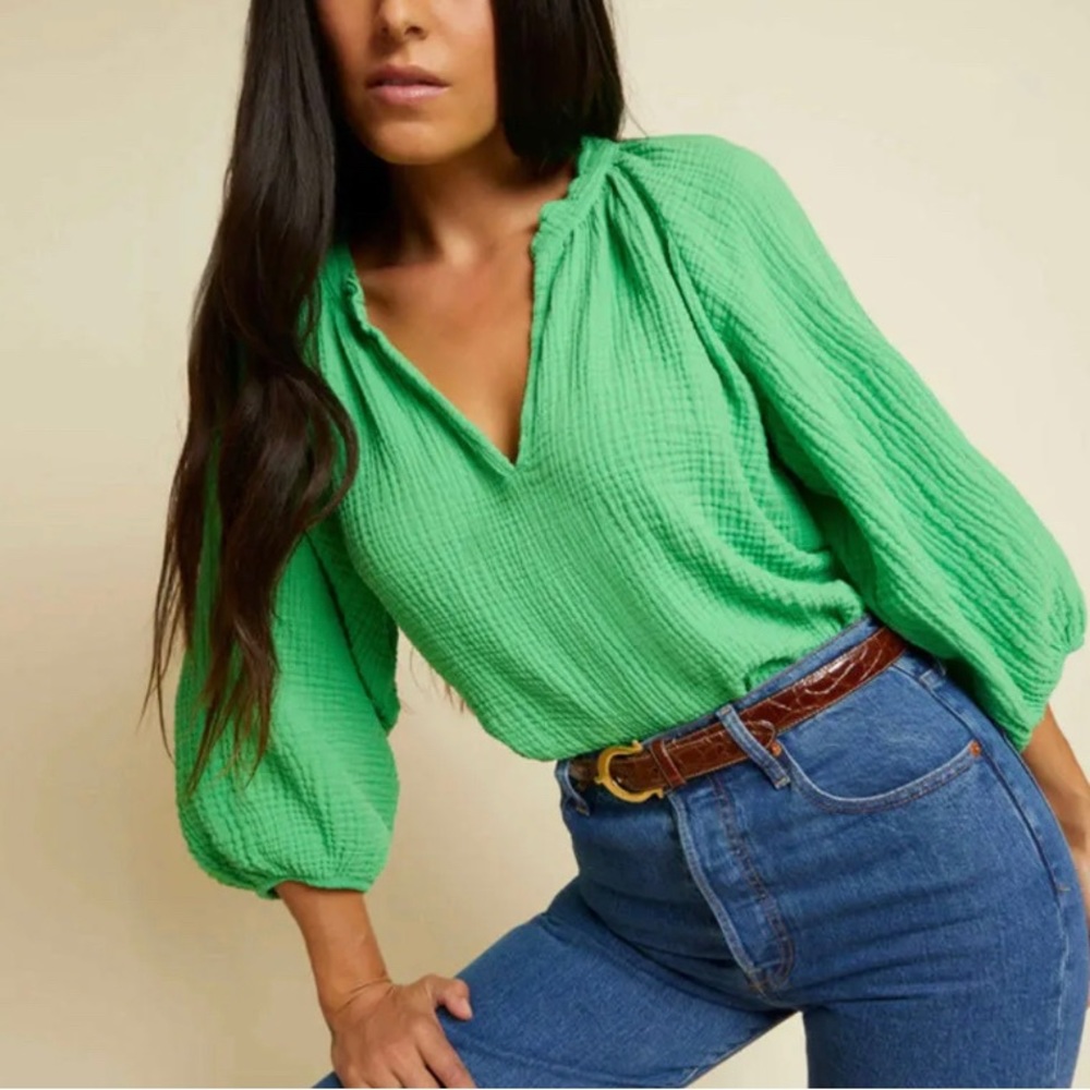 Nation LTD Green Blouse